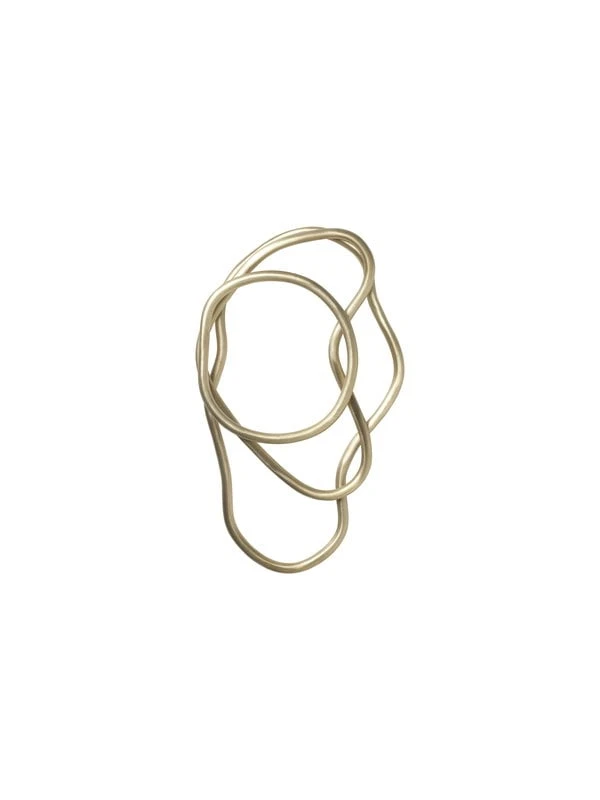 Ferm LIVING Pond Trivet, Set Of 3, Brass 4 Ferm LIVING Pond Trivet, Set Of 3, Brass - Image 2
