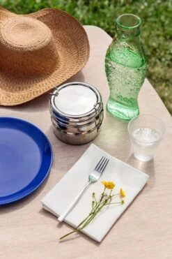 MENU Papilio Tea Towel, 2 Pcs, Ochre And Ecru -Kitchenware Store Ruoka kesakuu22 3