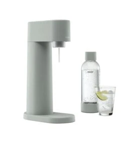 Mysoda Woody Sparkling Water Maker, Pigeon -Kitchenware Store Woody Pigeon side