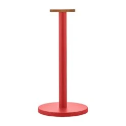 Alessi Mattina Kitchen Roll Holder, Red