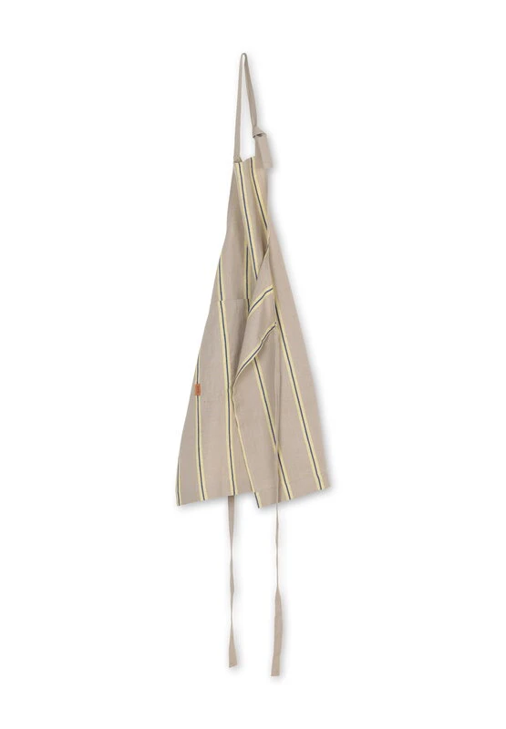 Ferm LIVING Hale Apron, Oyster - Lemon - Bright Blue 5 Ferm LIVING Hale Apron, Oyster - Lemon - Bright Blue - Image 3