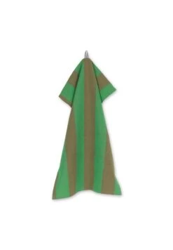 Ferm LIVING Hale Tea Towel, Olive - Green -Kitchenware Store fermLIVING SS22 HaleTeaTowel Olive Green 1104265372 pack 2