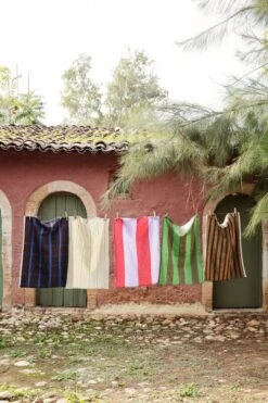 Ferm LIVING Hale Tea Towel, Red - Lilac 12 Ferm LIVING Hale Tea Towel, Red - Lilac -Kitchenware Store fermLIVING SS22 HaleTeaTowel image 1 2