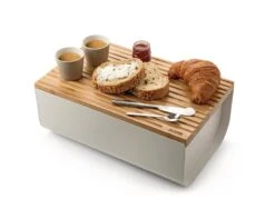 Alessi Mattina Breadbox, Grey -Kitchenware Store getImage 281029