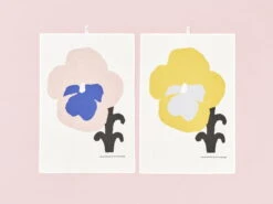 Kauniste Orvokki Tea Towel, Yellow 9 Kauniste Orvokki Tea Towel, Yellow -Kitchenware Store kauniste pressphoto 2017ss print011