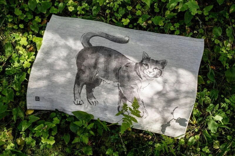 Lapuan Kankurit Kissa X Teemu Järvi Kitchen Towel 4 Lapuan Kankurit Kissa X Teemu Järvi Kitchen Towel - Image 2