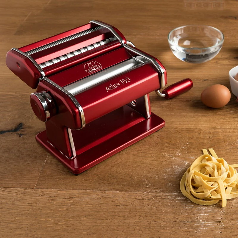 Marcato Atlas 150 Pasta Maker, Red 5 Marcato Atlas 150 Pasta Maker, Red - Image 3
