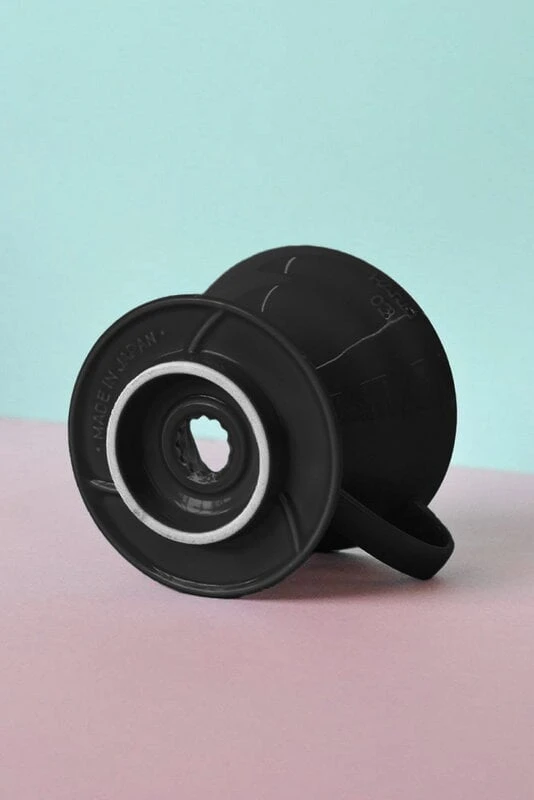 Hario Hario V60 Coffee Dripper Size 02, Matt Black Porcelain 4 Hario Hario V60 Coffee Dripper Size 02, Matt Black Porcelain - Image 2