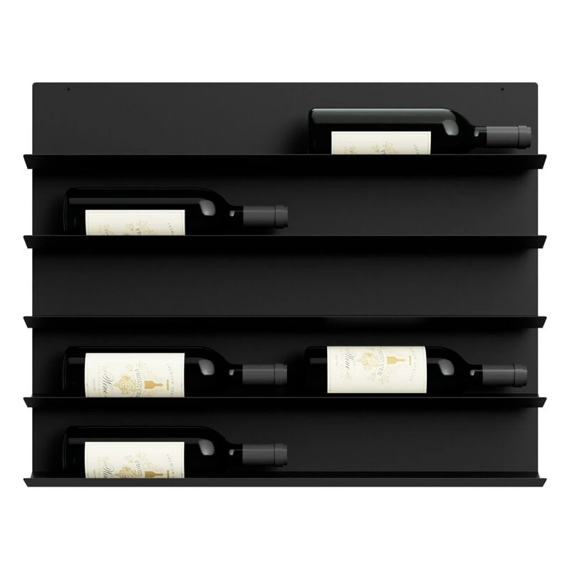 Nichba Wine Rack, Black 3 Nichba Wine Rack, Black